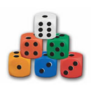 422 Dados o cubo con puntos
