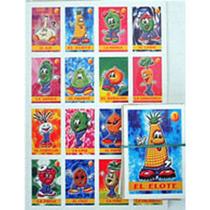 L-TKS4 Lotería de frutas y verduras